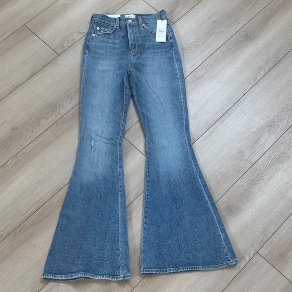 7 For All Mankind MegaFlare Jeans SZ 26 NWT! - Picture 1 of 10